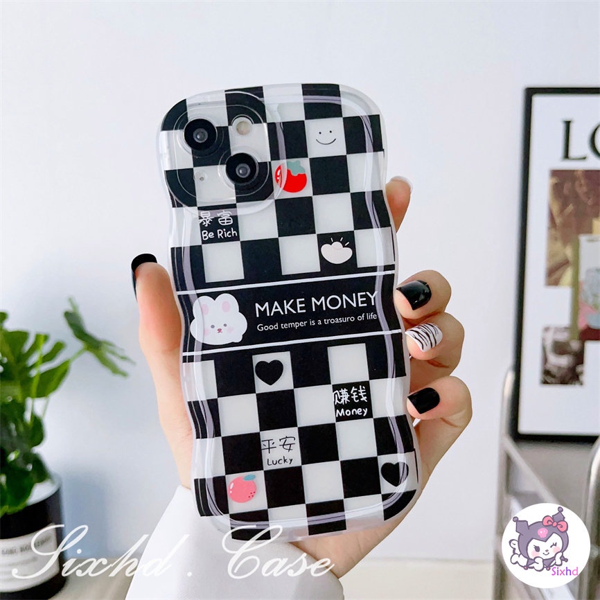 Soft Case Desain Gelombang Untuk OPPO A57 A76 A96 A16K A15 A16 A74 A55 A54 A53 A33 A32 A31 A9 A5 A5s Reno 8T 8Z 7Z 6Z 5Z 5 A95 A94 F92 A93 F11