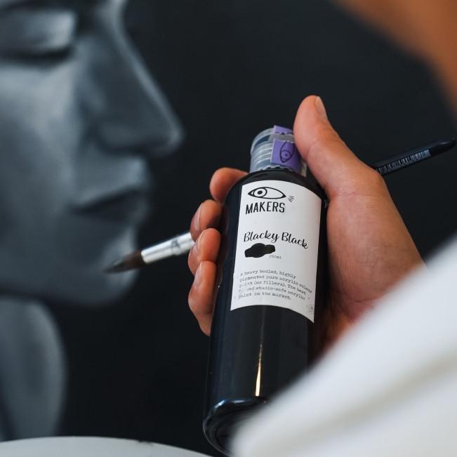 

Blacky Black Acrylic Paint