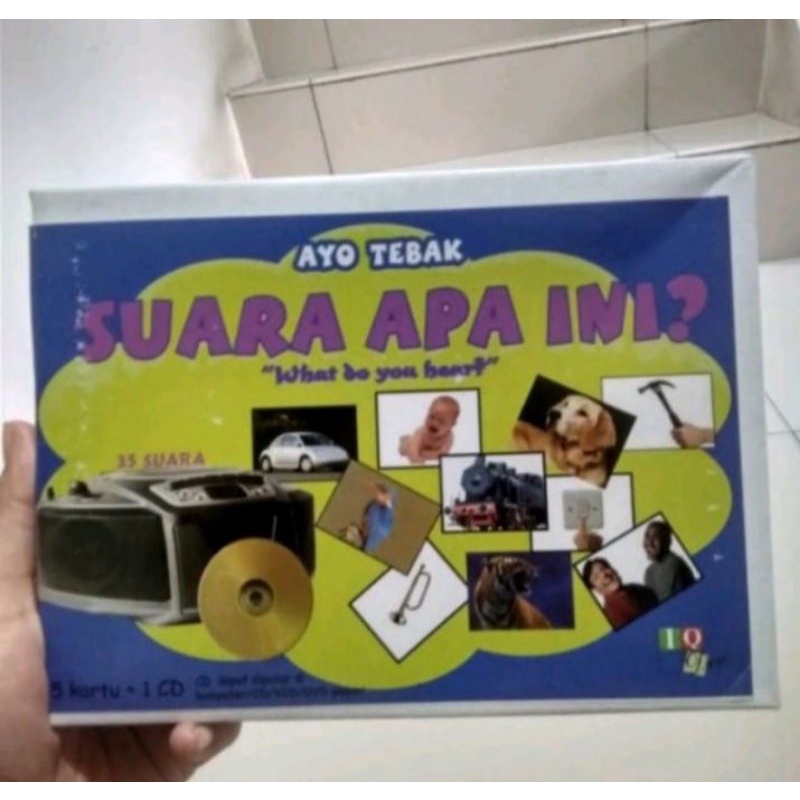 GE TOYS SUARA APA INI/ALAT TERAPI WICARA/MAINAN EDUKATIF BALITA DAN ANAK UNTUK PENGEMBANGAN BAHASA BICARA