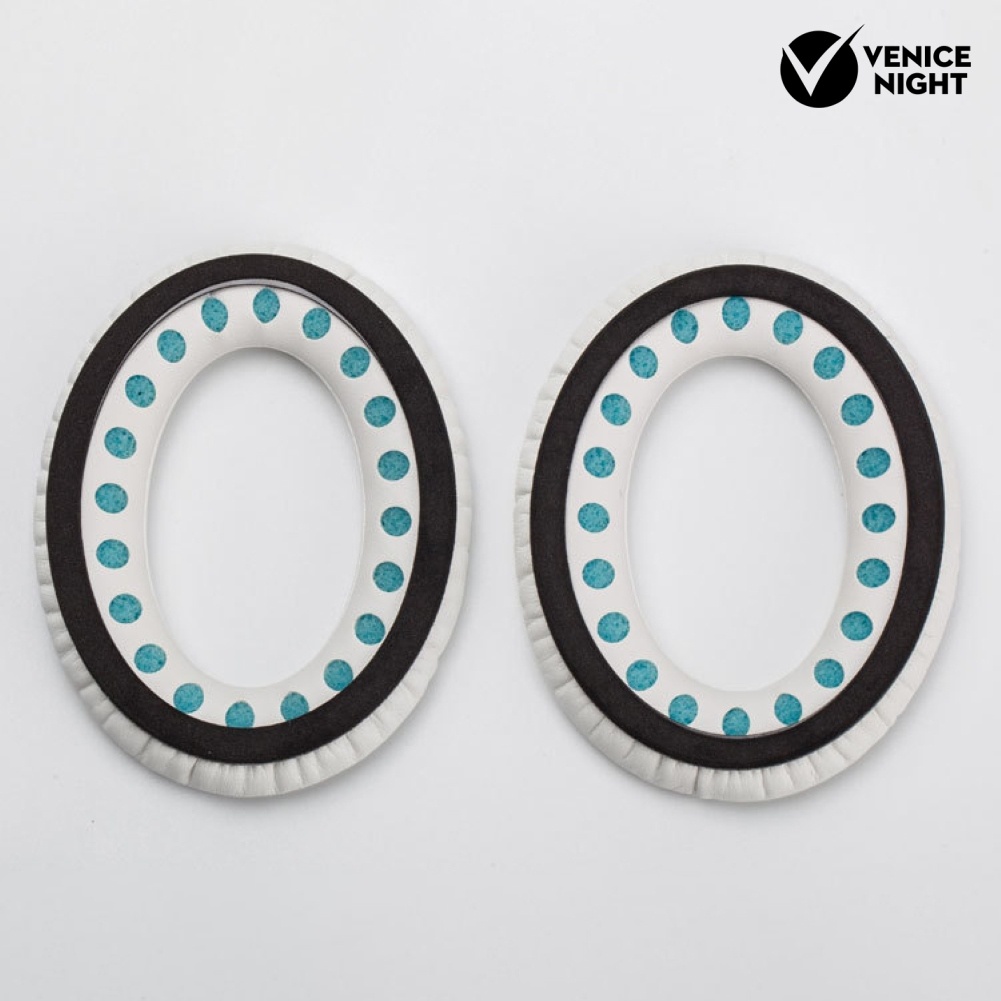 (VNEP) (Berkabel) 1 Pasang Bantalan Telinga Headphone Busa Lembut Nyaman Pengganti untuk BOSE QC 35 Ⅱ