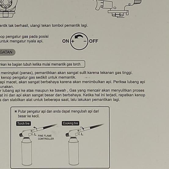 GAS TORCH BLACKFOOT / ALAT PEMANTIK API BLACKFOOT / BLOW TORCH