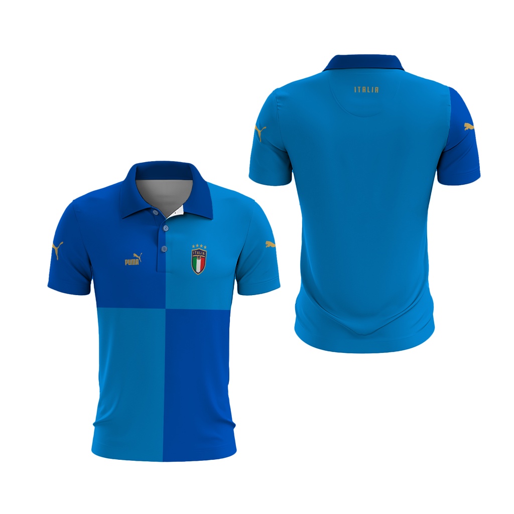 Fikastore - Kaos Kerah Timnas Italia Piala Dunia 2022