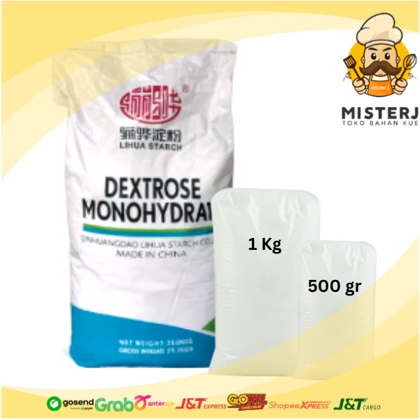 

Li Hua Gula Dingin | 500 Gram | 1 Kg | Repack | Dextrose Monohydrate Sugar