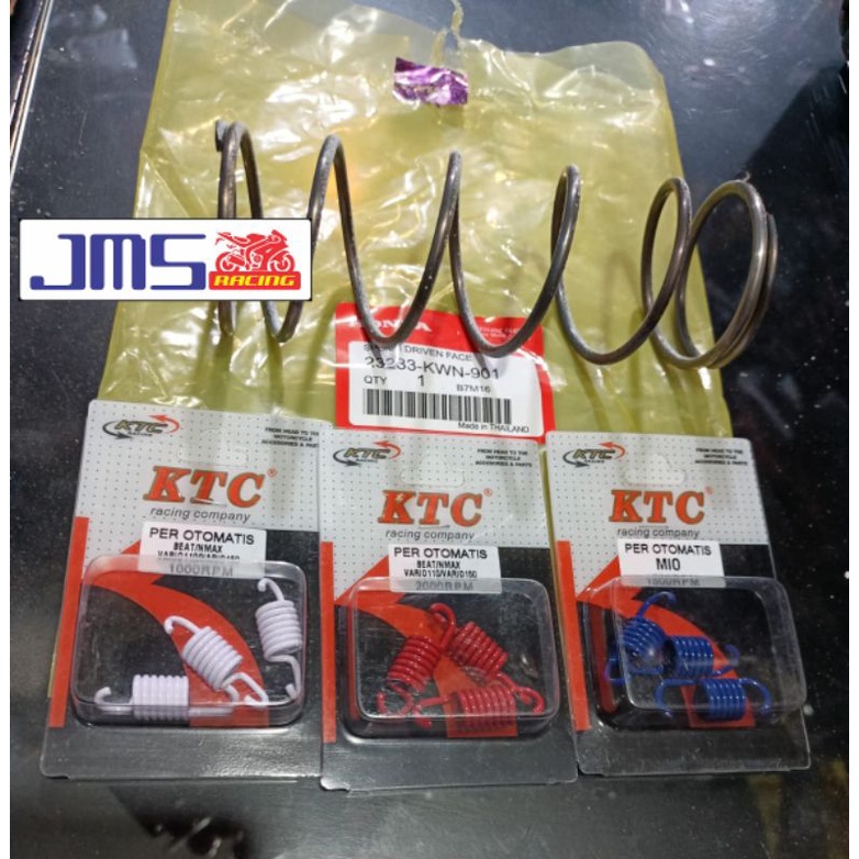 per cvt pcx thailand ori plus per ganda sentrik ktc racing 1000/1500/2000 rpm nmax aerox mio m3 xeon lexi vario125/150 pcx 150 beat Vario 125/150 freego Scoopy Genio Mio M3 soulgt 125
