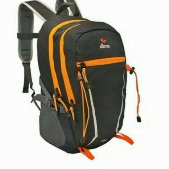 tas ransel outdoor pria - tas kuliah elbrus 25liter - Hitam