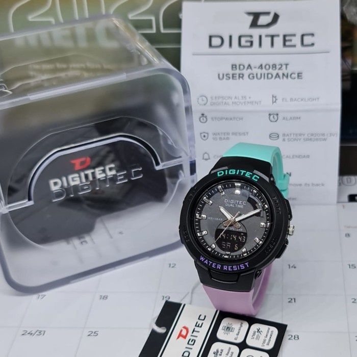 Watch Jam Tangan Wanita Digitec Bda 4082T / 4082 / Dg 3082 Original