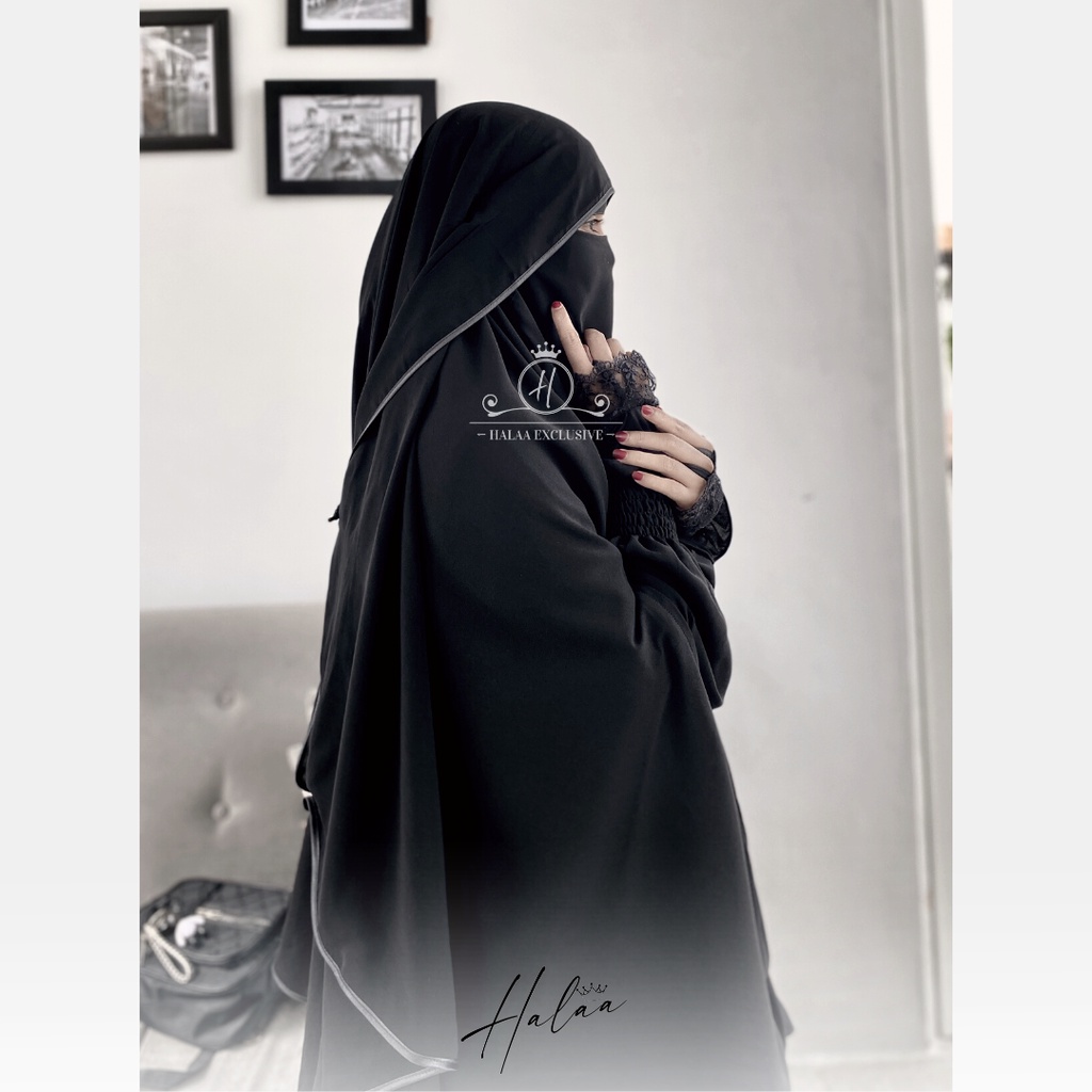 PAKET NIQAB BLACK SERIES by Halaa Exclusive