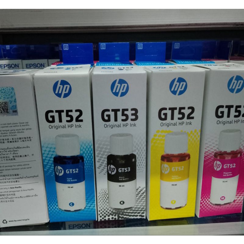 tinta hp gt 53 black  premium