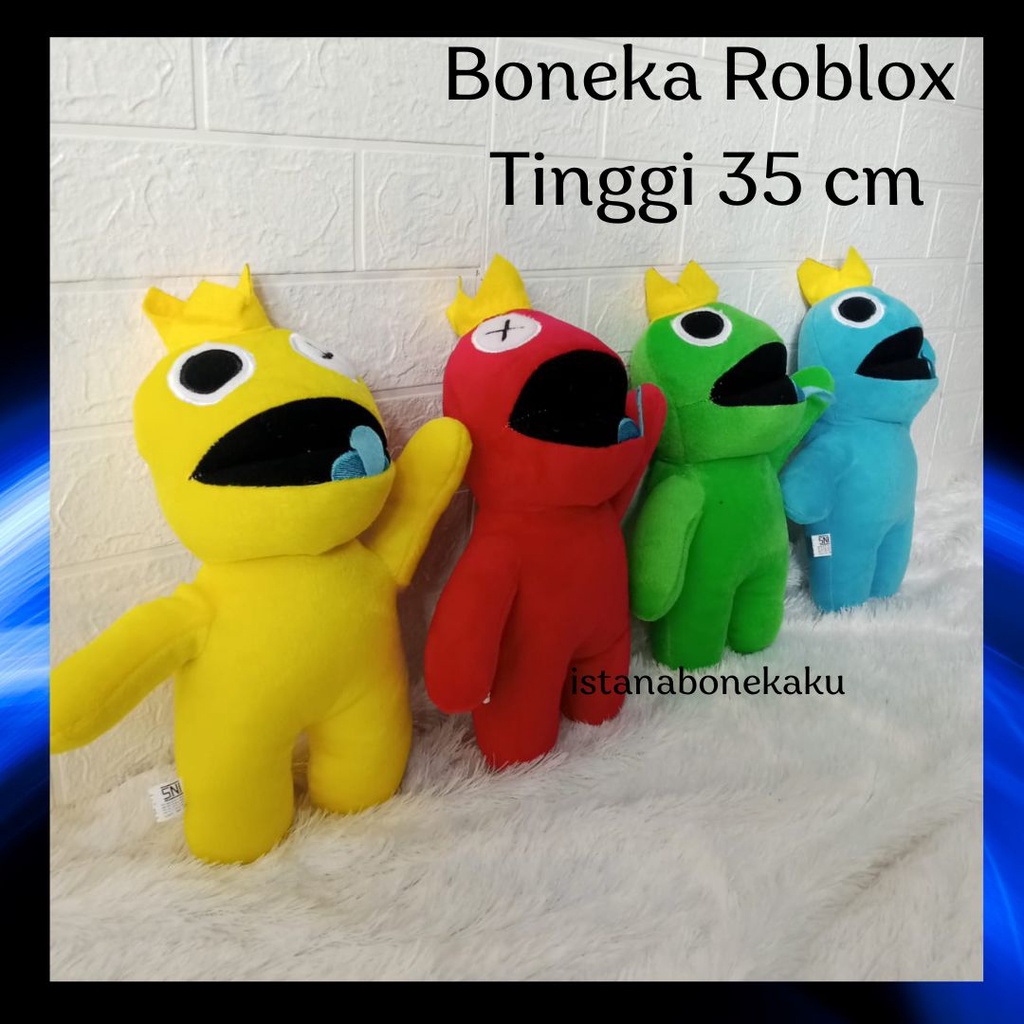 Boneka Roblox Rainbow Friend 35 cm Kualitas Premium Bahan Halus Banget