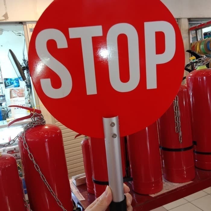 

Papan Rambu Dilarang Stop Plang Stop Uk 20Cm