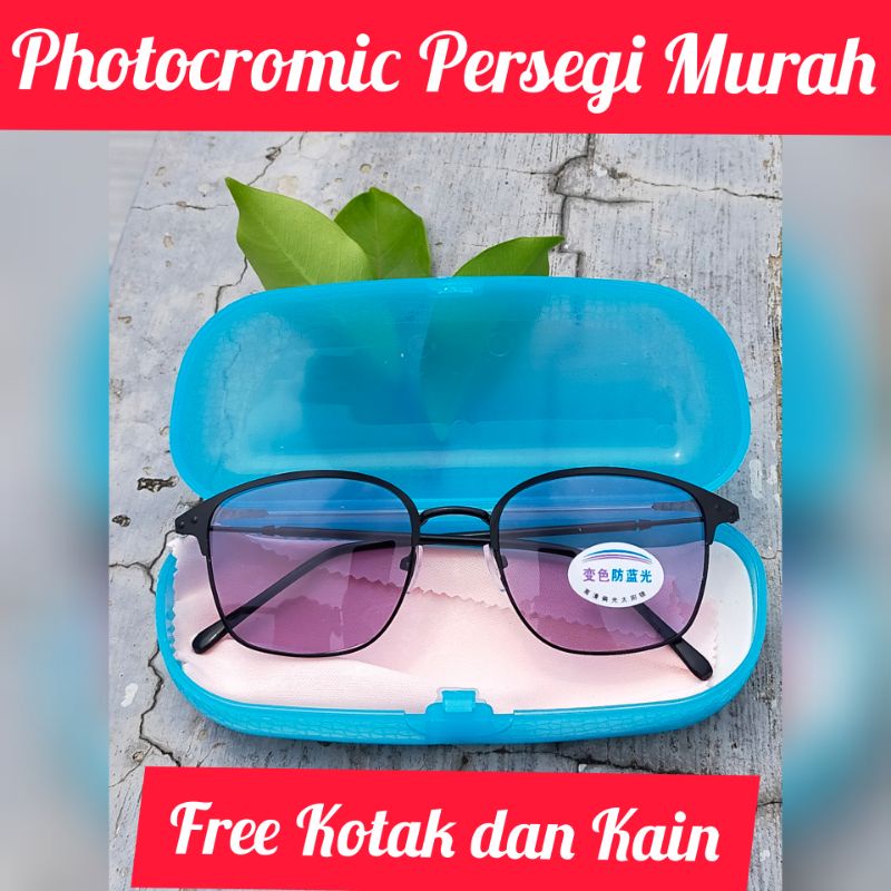 MEDAN WPA02 PHOTOCROMIC MURAH MODEL PERSEGI (GRATIS KOTAK+KAIN) Murahhhhh donggg