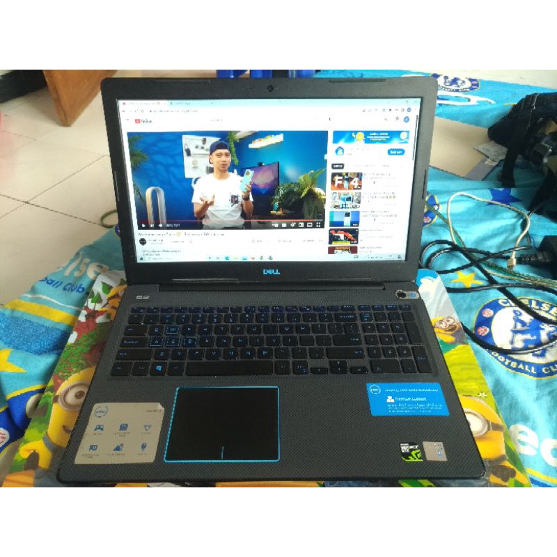 Laptop Dell G3 15 Intel Core I7 8750H GTX 1050Ti Ram 12gb