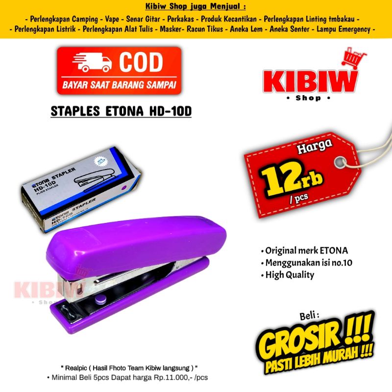

Staples Etona HD-10D