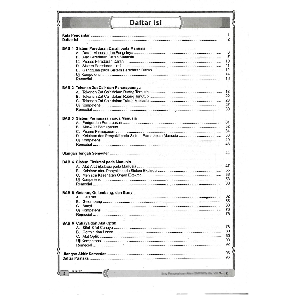 Buku LKS IPA Kelas 8 Semester 2 Kurikulum 2013