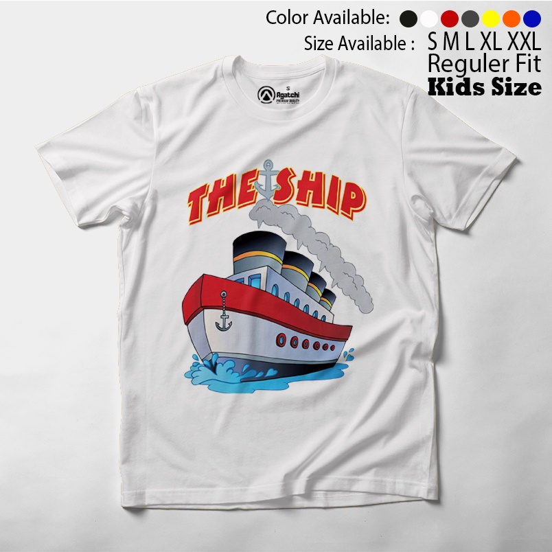 Baju Kaos Atasan Anak Laki - Laki Agatchi Motif The Ship