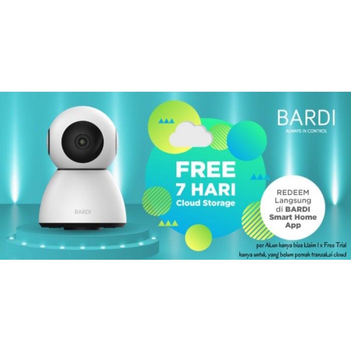 BARDI SMART IP CAMERA INDOOR PTZ PAN TILT ZOOM
