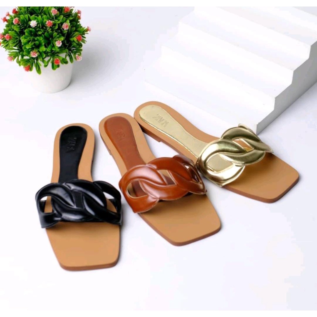 SANDAL WANITA ZS-3738 FLAT