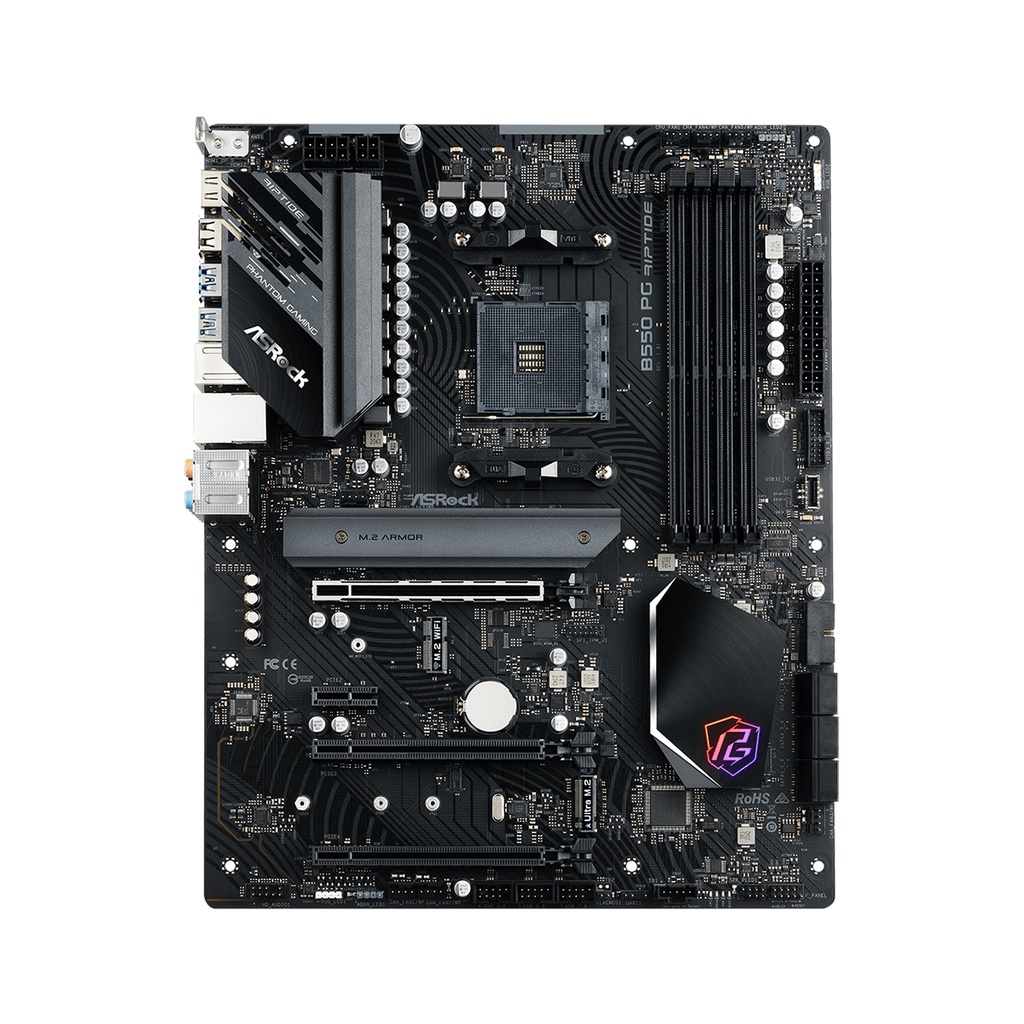 ASROCK  B550 PHANTOM GAMING RIPTIDE | Mother Board AMD DDR4 AM4 ATX