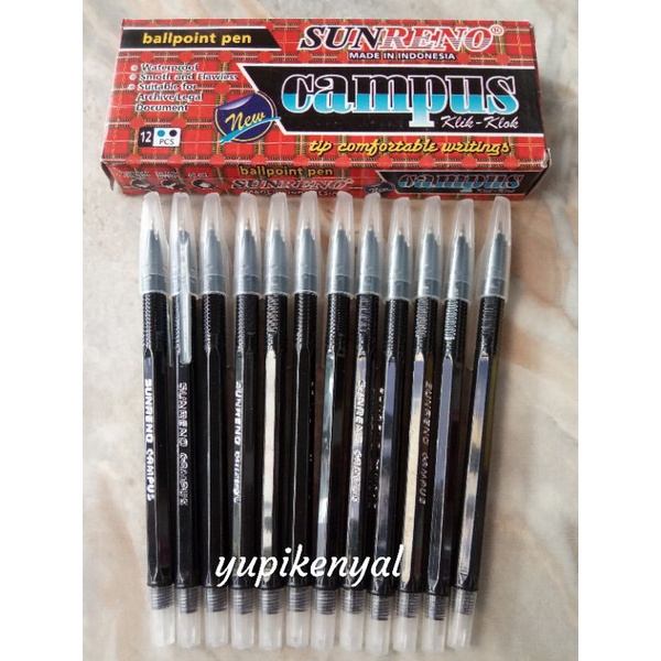 

Pulpen Bolpoint pen isi 12 pcs per kotak