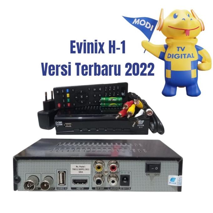 Set Top Box Tv Digital Dvbt2 Evinix H1 Gratis Hdmi