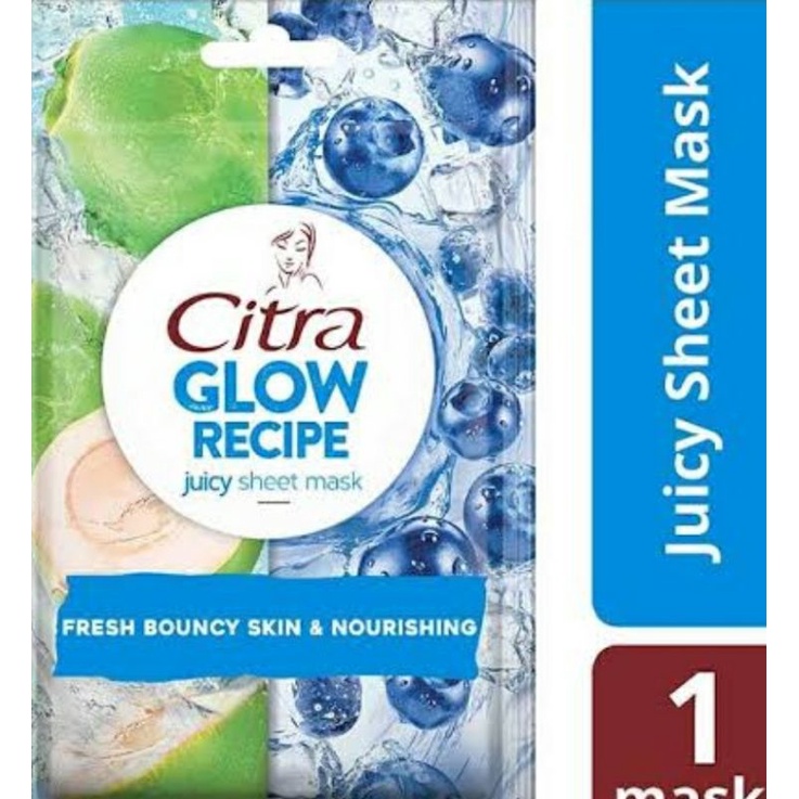 citra mask coconut + bluebery
