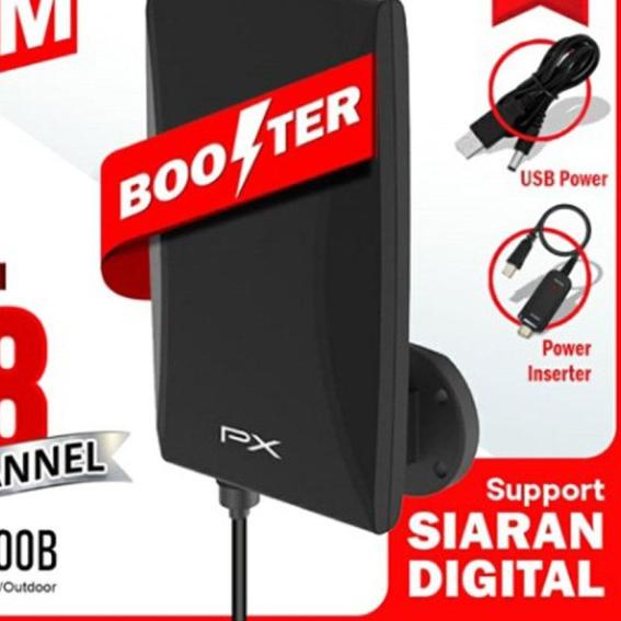 ANTENA TV DIGITAL DAN ANALOG PX DA-5400B BOOSTER INDOOR OUTDOOR