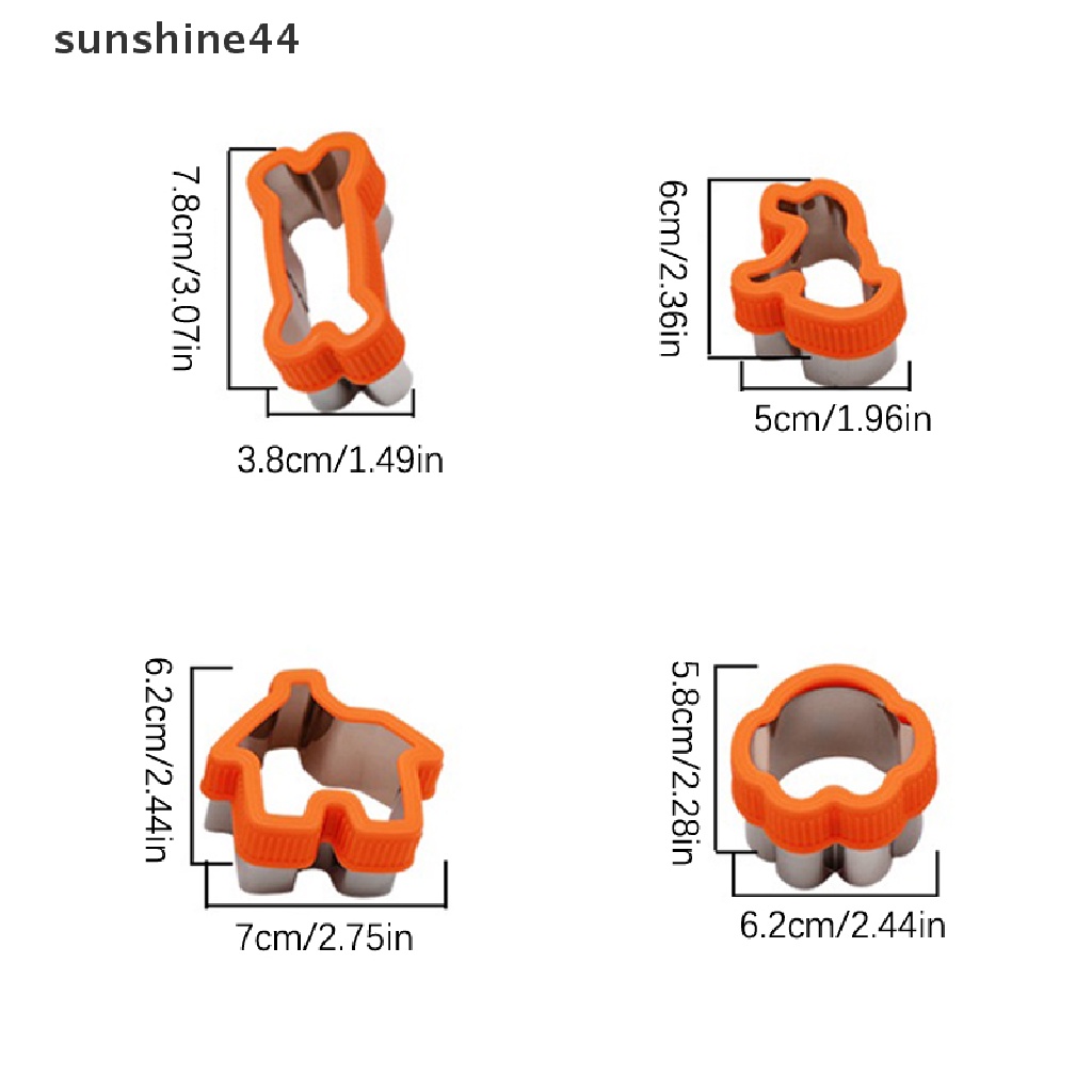 Sunshine Alat Pemotong Sayur / Buah Bahan Stainless Steel Dengan Gagang Plastik