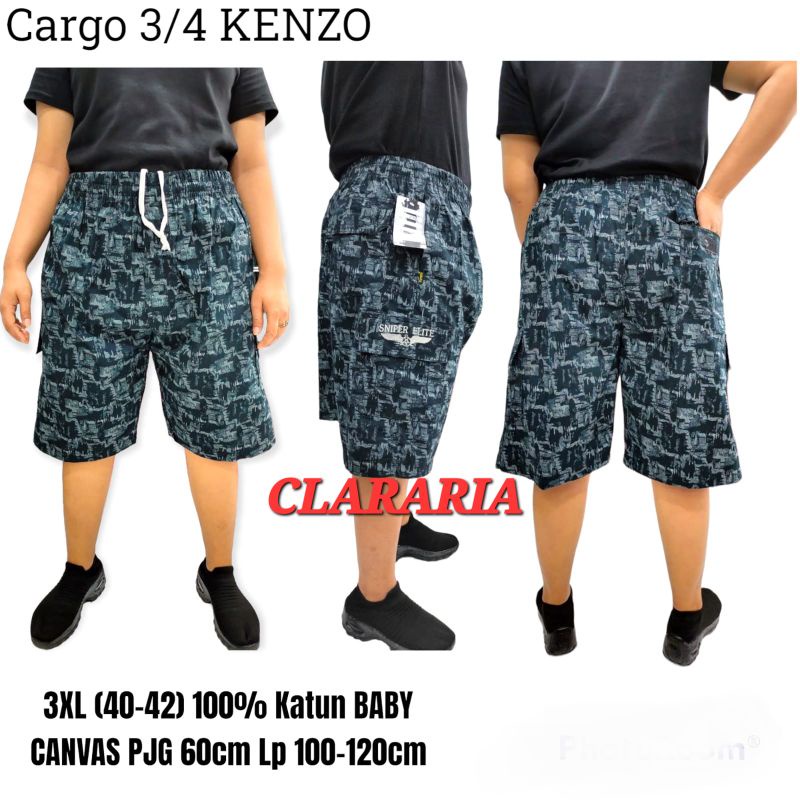 CELANA CARGO KATUN MOTIF BABY CANVAS XXXL
