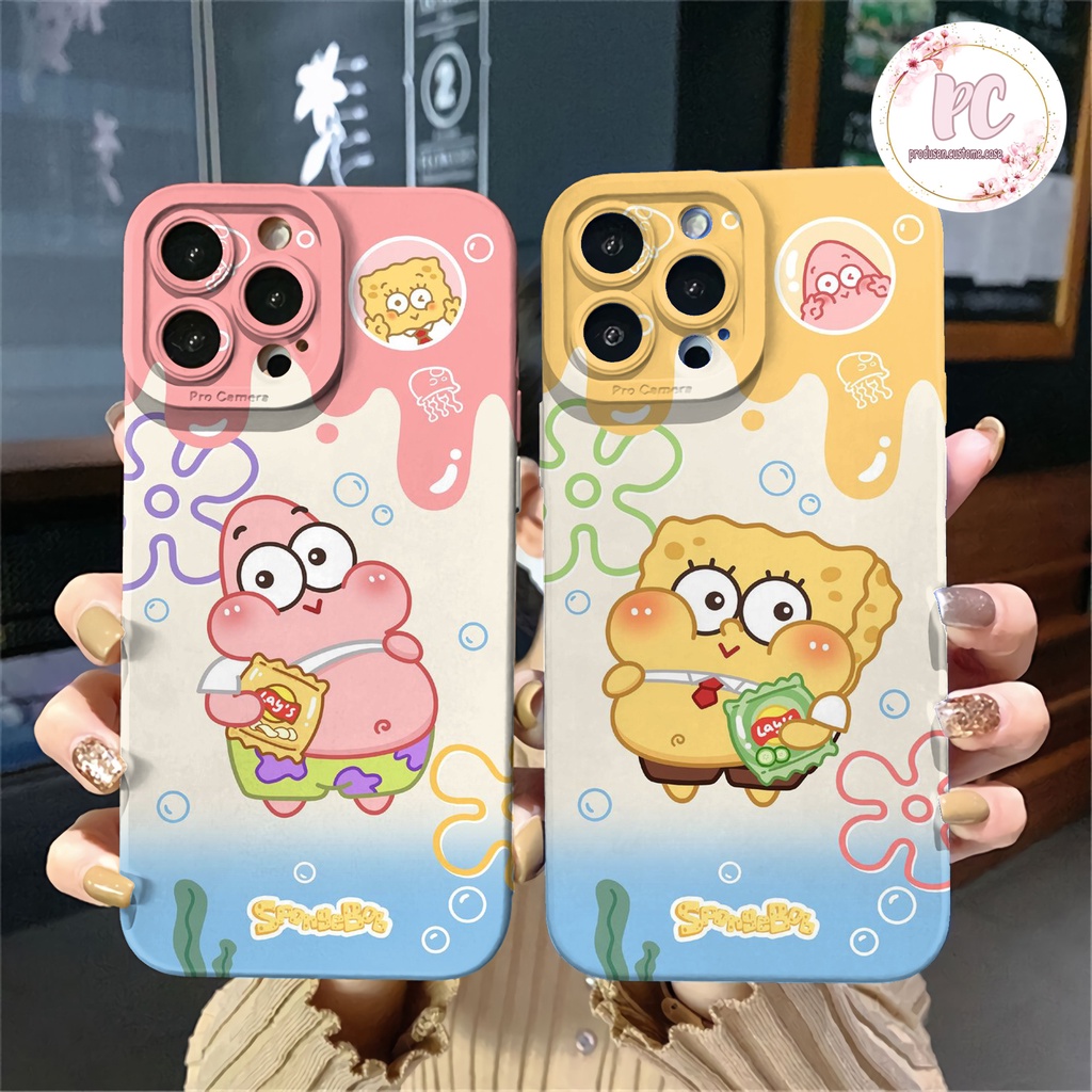 case custom spongebob terbaru softcase procamera (CO18) new type realme 5 realme 6 realme 7 realme c