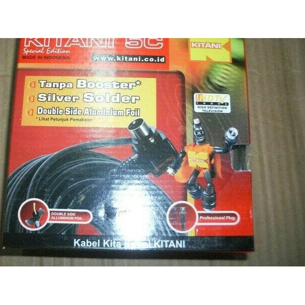 Kabel Antena Tanpa Booster Kitani 15 meter
