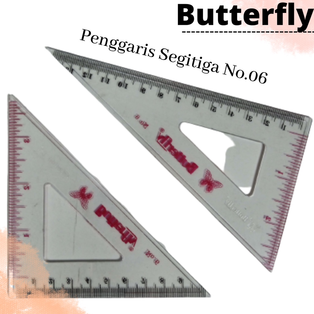 

Penggaris Set No. 06 BUTTERFLY