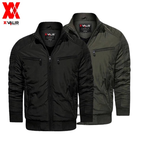 Valir Gipsy - Jaket Pria Motor Bikers Polos Waterproof Anti Air Original Bahan Taslan Tebal Terbaru 