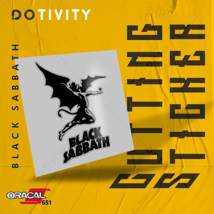 

Cutting Sticker BLACK SABBATH V4 Right