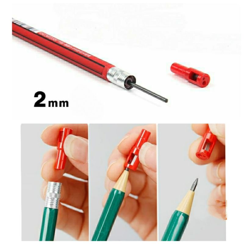 Penghapus Pensil Mekanik Eraser Refill 2pcs Cute Mechanic Pencil Eraser Kids Stationery Anak Lucu