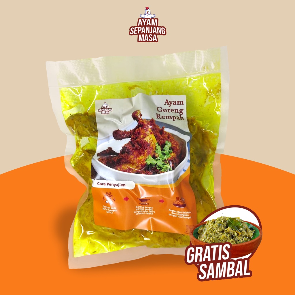 

Ayam Goreng Rempah Frozen 1 Ekor