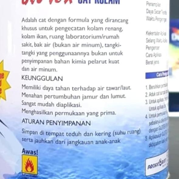 CAT KOLAM GLOTEX 1 KG KOLAM RENANG / KOLAM IKAN / BAK AIR