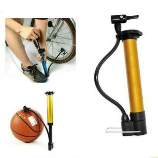 Pompa Mini Tangan Injak Manual / Pompa Angin Ban Sepeda Bola Roda Kasur Angin Mini Portable Serbaguna [MF]