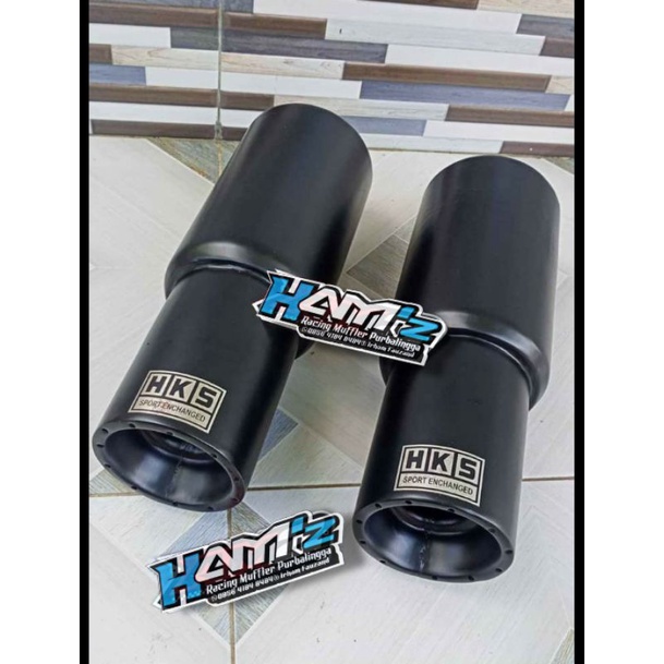 knalpot Racing mobil HKS Gronel mobil bensin., mobil solar