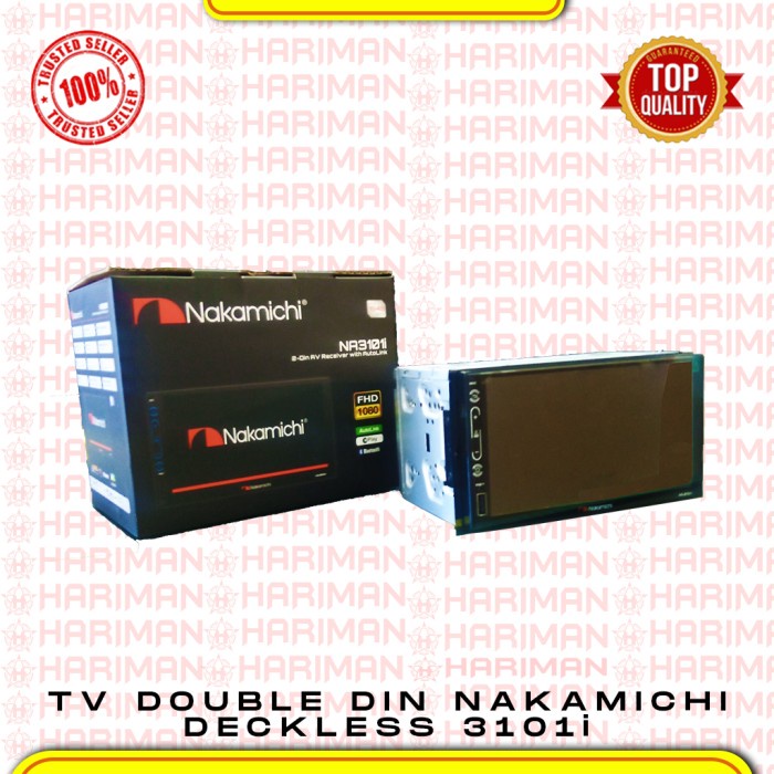 TV Double din Nakamichi Deckless 3101i