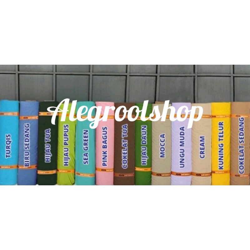 SPREI KATUN POLOS CVC 100%
