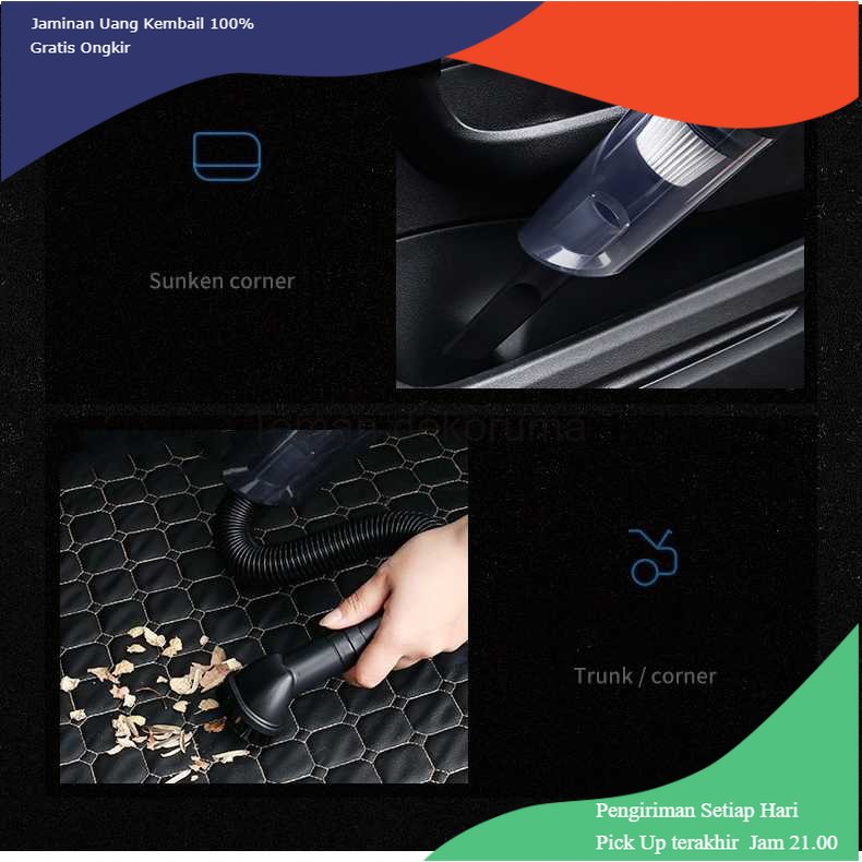 TD-PR2 SUITU Vacuum Cleaner Penyedot Debu Mobil 120 W Rechargeable - ST-6608E