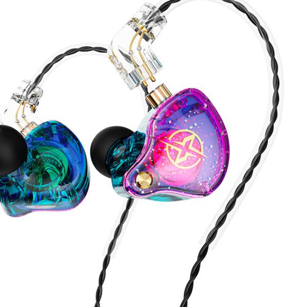 X2 Pro HiFi Dynamic Bass Headset Detachable Cable Earphone With Mic - Hitam