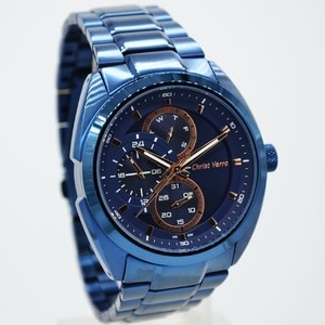 Jam Tangan Pria Christ Verra CV 24358G-18 BLK/ CV 24358G-1B BLU/  CV 24358G-1J BLU Original