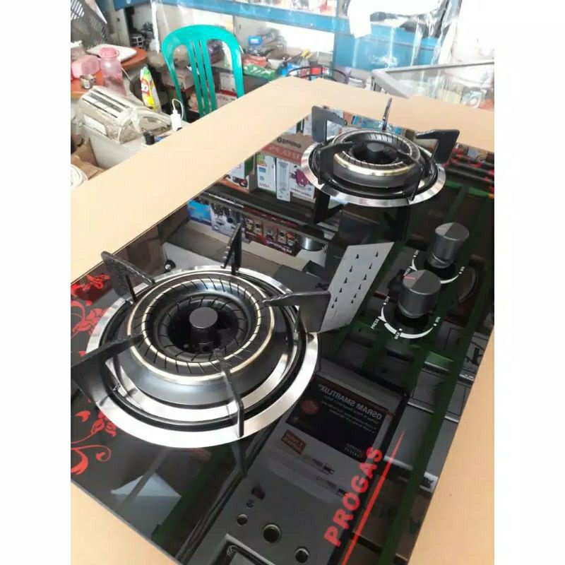 Progas ,  569 , Kompor Gas Kaca 2  , Tungku Api Tornado