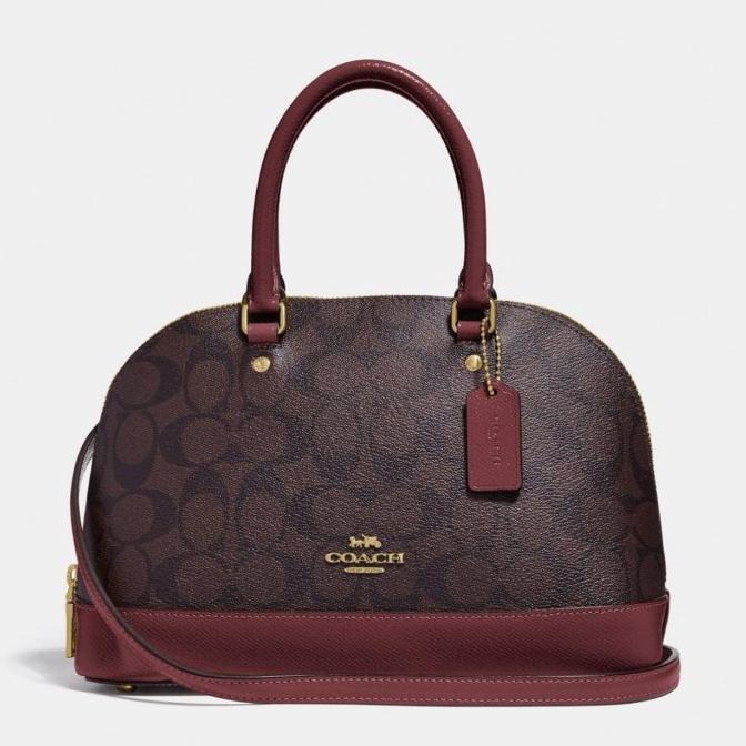 Coach Bag Mini Sierra Satchel Brown Wine (F31977)