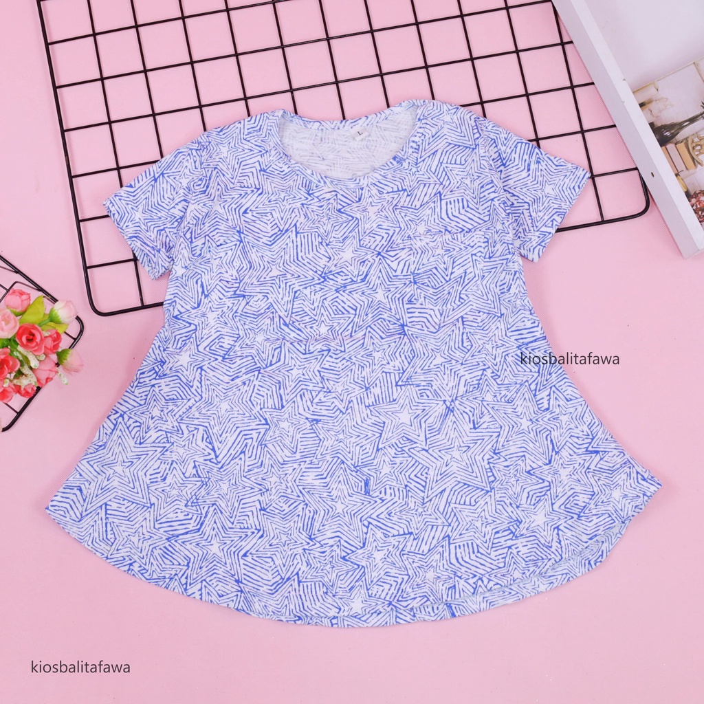 Kaos Moonella uk. 1-5 Tahun / Baju Anak Perempuan Bahan Kaos Cewek Lengan Pendek Murah Import Tshirt