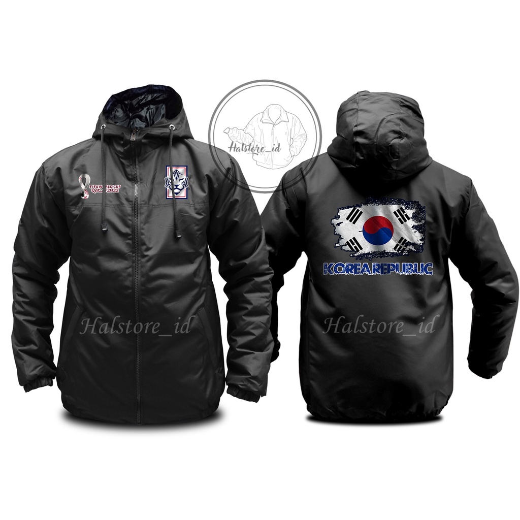 Jaket Eleganter Piala Dunia 2022 Club Korea Bahan Premium Terbaru