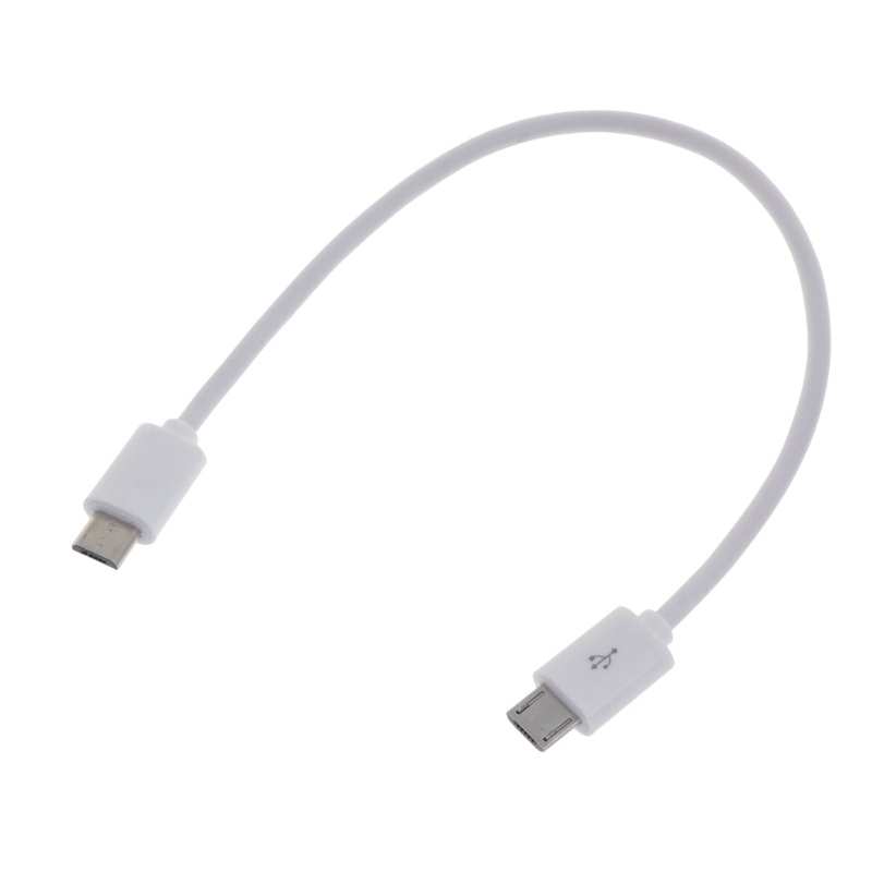 Zzz 1pc 25cm/100cm Micro USB Male To Micro Male Converter OTG Adapter Kabel Data