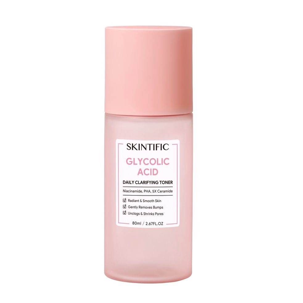 Skintific Glycolic Acid Daily Clarifying Toner - 80ml