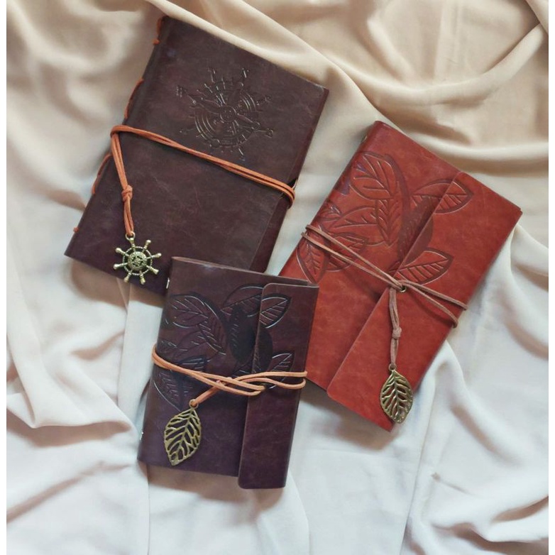 

Notebook BEẞTOYARD Binder Buku Catatan Vintàge Rétro Cover Kulit - A5